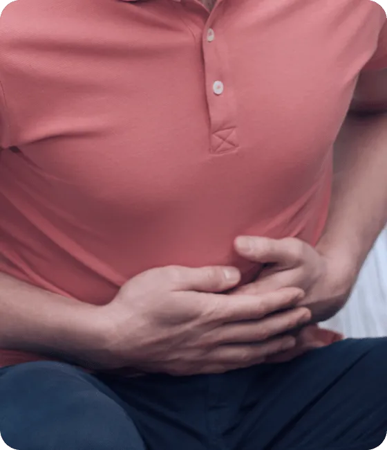 people healthcare problem concept unhappy man suffering from stomach ache home 1